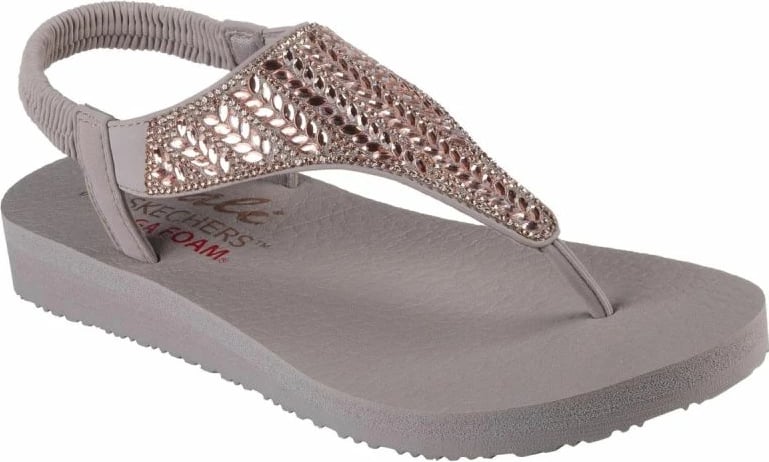 Sandale për femra Skechers, bezhë