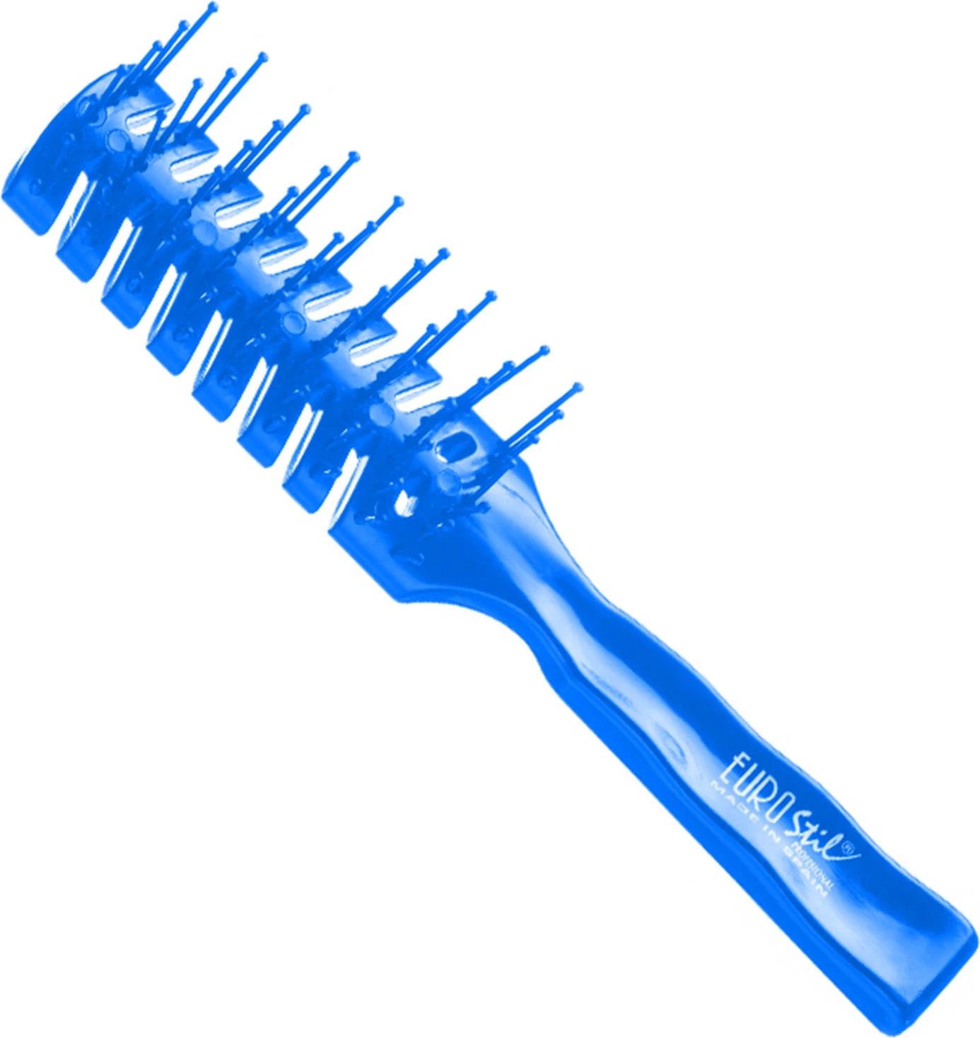 Brushë flokësh Eurostil Esqueleto 2 Puas, unisex, blu, 1 copë