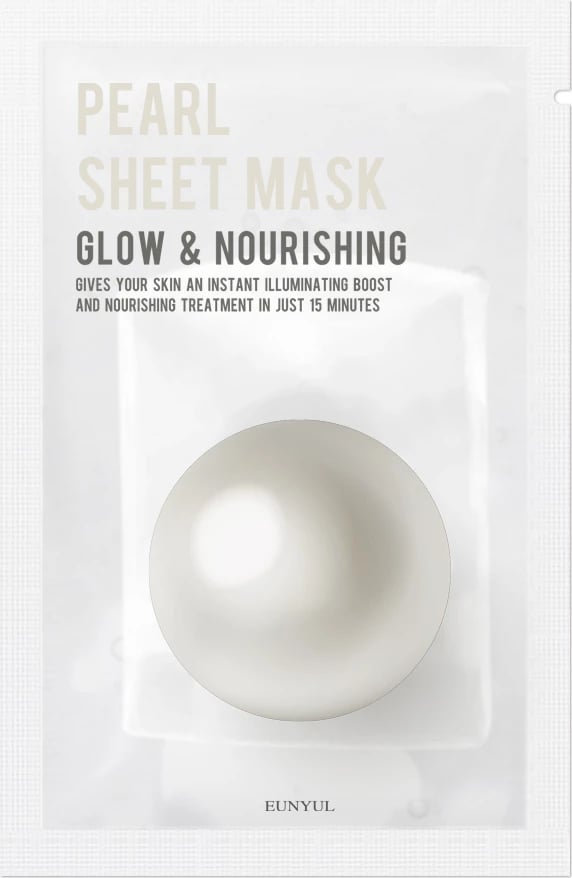 Maskë për fytyrë EUNYUL Pearl Sheet Mask Brightening and Nourishing për femra 22ml
