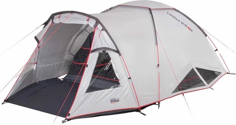 Tenda për kamping High Peak Alfena 3, gri e lehtë