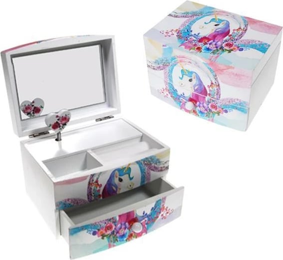 Kuti muzikore Unicorn NEXT me ndarje për unaza dhe sirtar