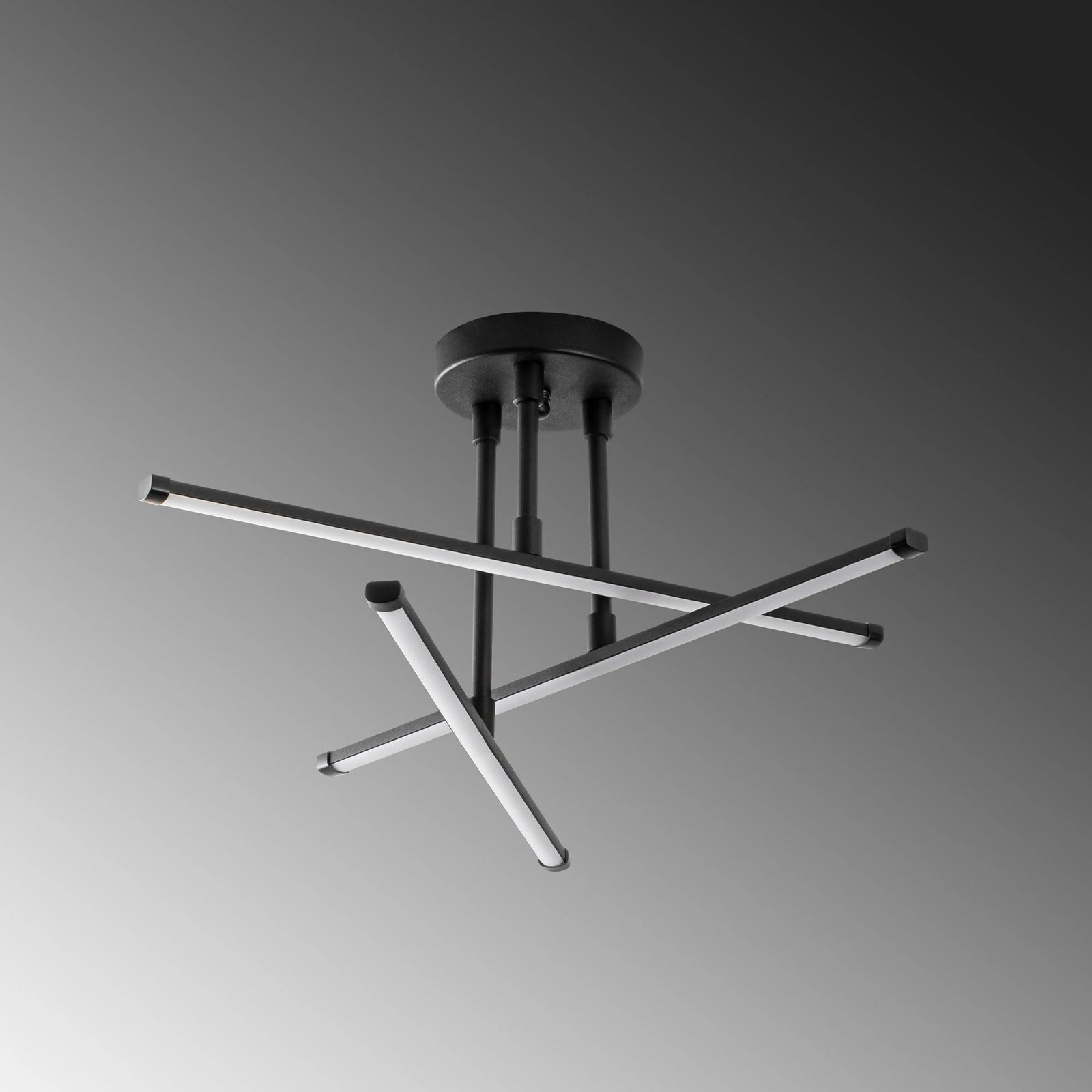 Llambë tavani Opviq, Ledflower-13649, e zezë, 51x26cm Llambë tavani Opviq, Ledflower-13649, e zezë, 51x26cm