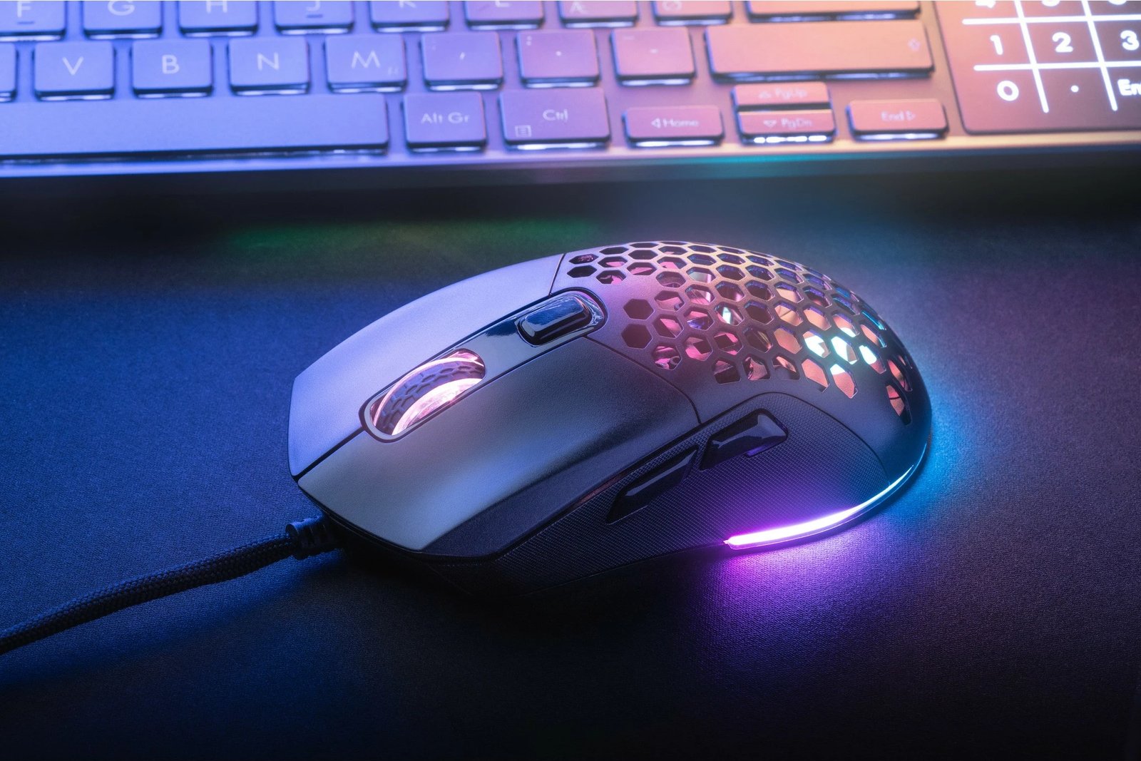 Maus Sandberg FlexCover 6D Gamer, USB Type-A, 12800 DPI, i zi