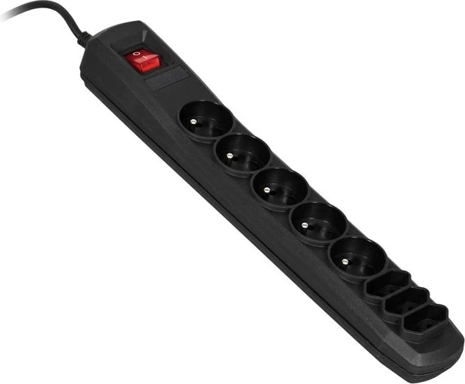 Kabllo vazhduese me mbrojtje nga mbitensioni Activejet APN-8G/3M-BK, e zezë