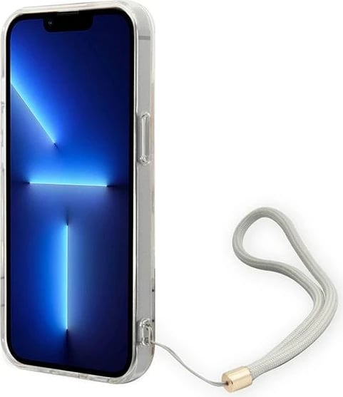 Mbështjellës Guess GUOHCP14MHFLSU për iPhone 14 Plus 6.7", Flower Strap, vjollcë Mbështjellës Guess GUOHCP14MHFLSU për iPhone 14 Plus 6.7", Flower Strap, vjollcë