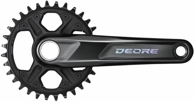 Kurblë biçiklete Shimano për meshkuj, e zezë