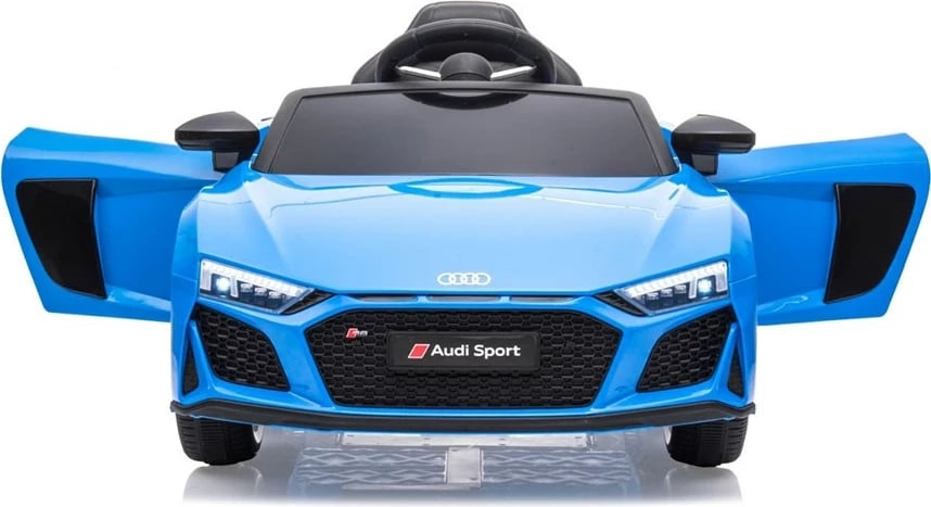 makinë elektrike për fëmijë, Milly Mally Audi R8 Spyder, 12V 2x30W, 1 ulëse, telekomandë, rrota EVA, blu