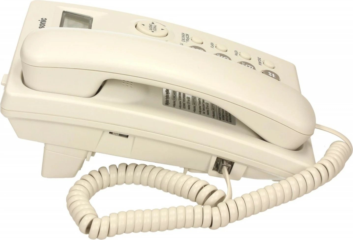 Telefon fiks Panasonic KX-TSC 11, i bardhë