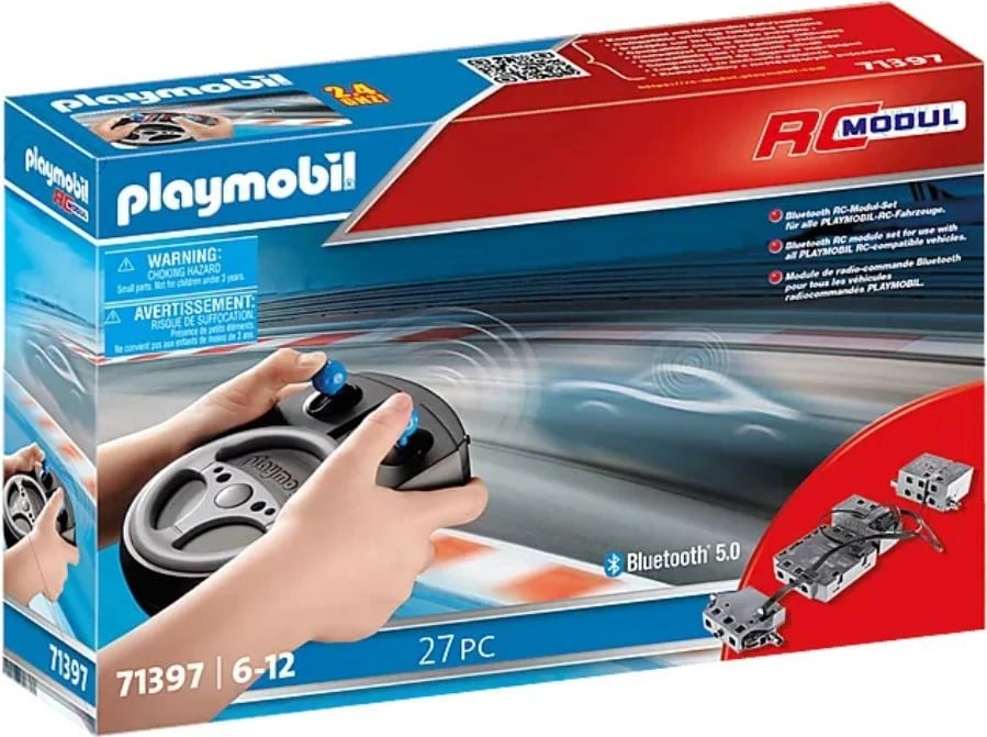 Set modul kontrolli me Bluetooth Playmobil City Life 71397, për vetura RC, 27 pjesë