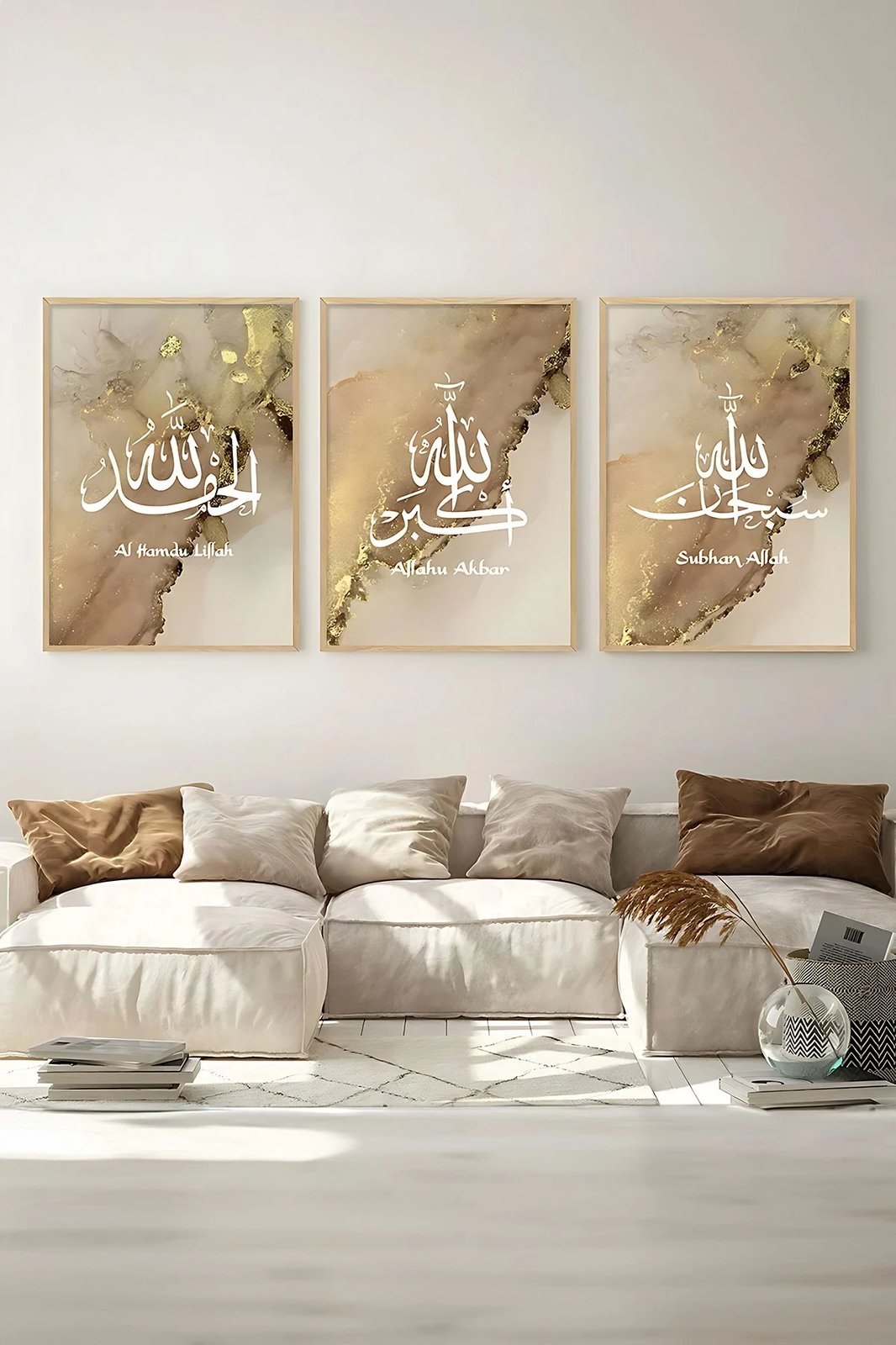 Pikturë dekorative me kornizë (3 copë), Wallity, Artsycllct1