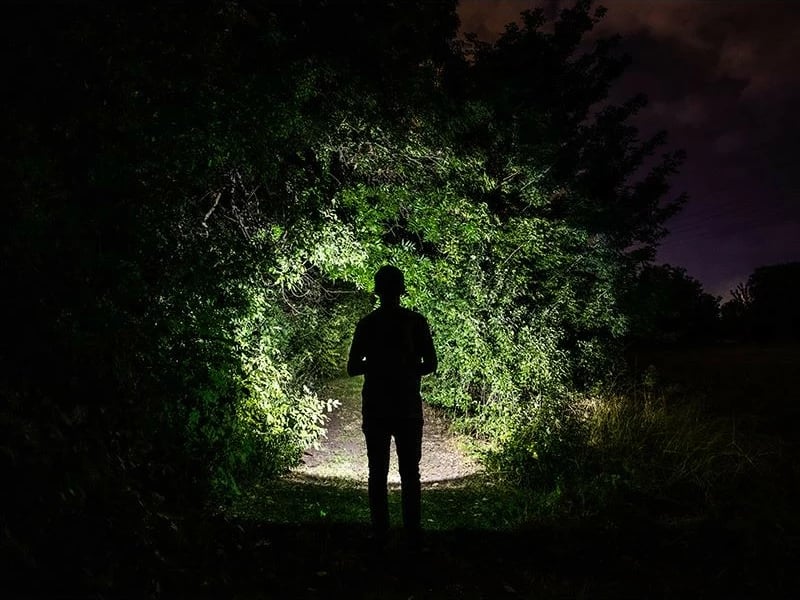 Fener Tracer TRAOSW46895, 1200mAh, 8 LED, i zi/gjelbër