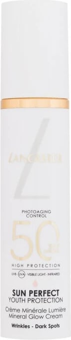 Krem për fytyrë Lancaster Sun Perfect Youth Protection Mineral Glow Cream për femra SPF50, 50ml