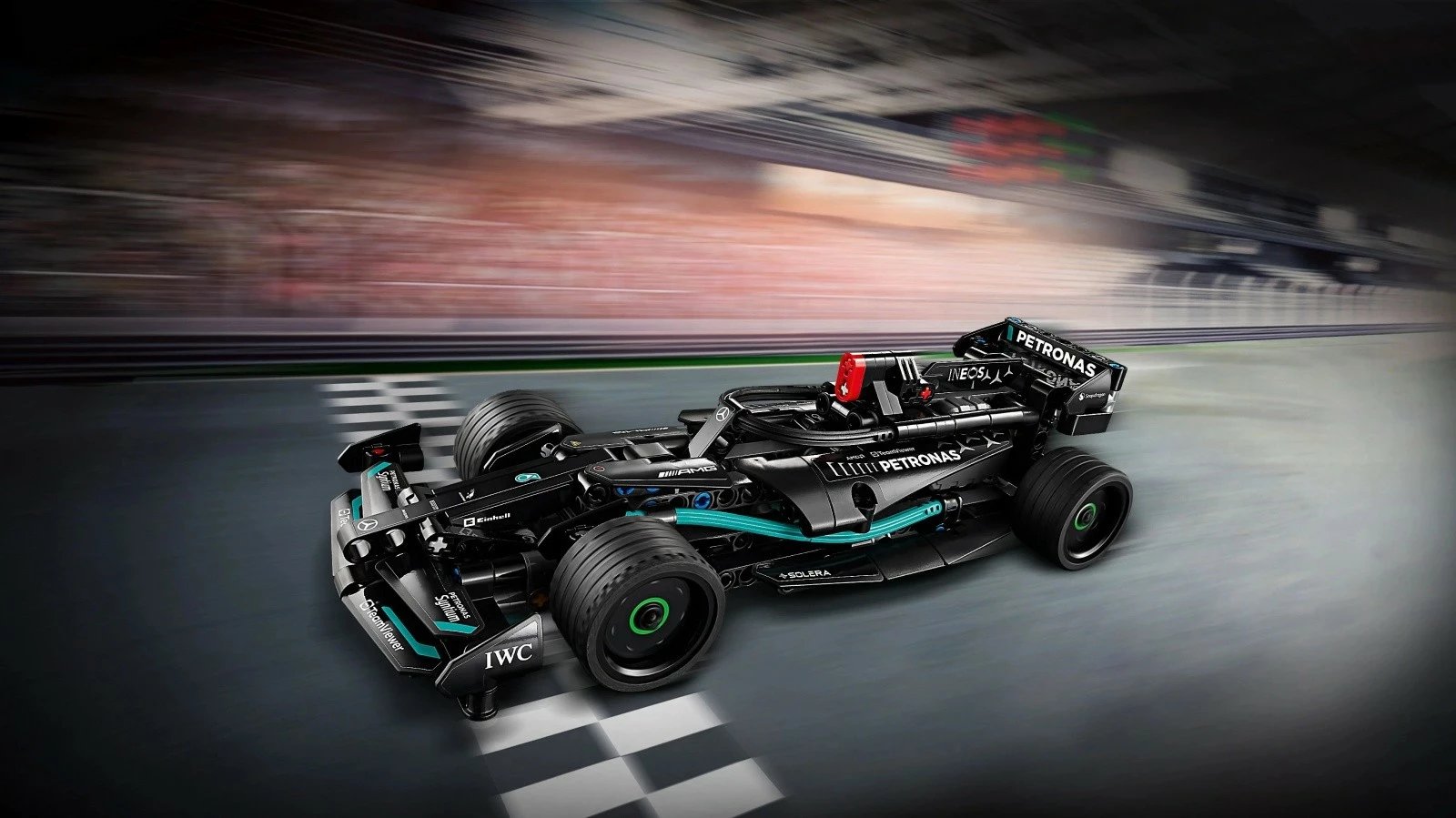 Set ndërtimi LEGO Technic Mercedes-AMG F1 W14 E Performance Pull-Back, 240 pjesë, për fëmijë 7+, zi