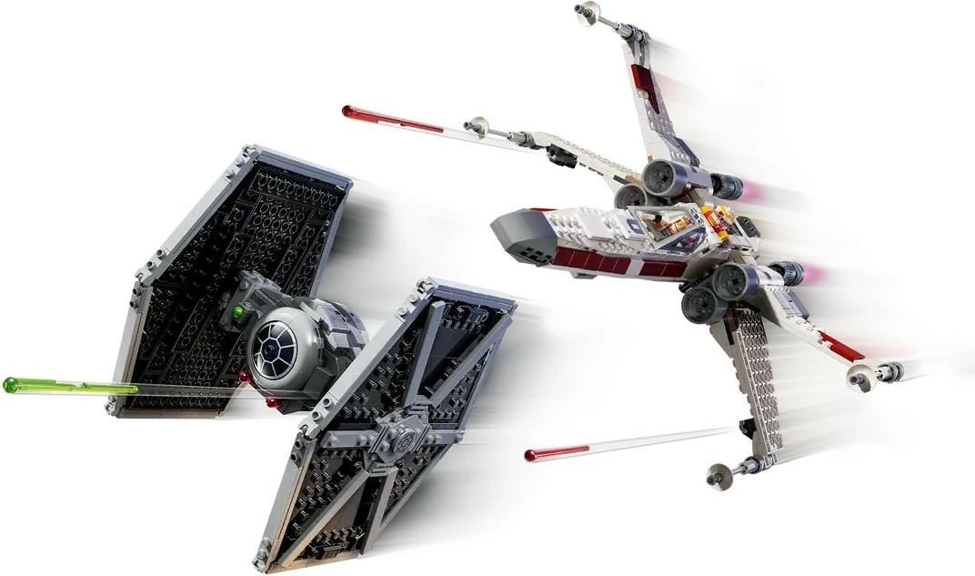 Set LEGO Star Wars 75393 Hybrid TIE Fighter dhe X-Wing, 1063 pjesë, ekstra i madh
