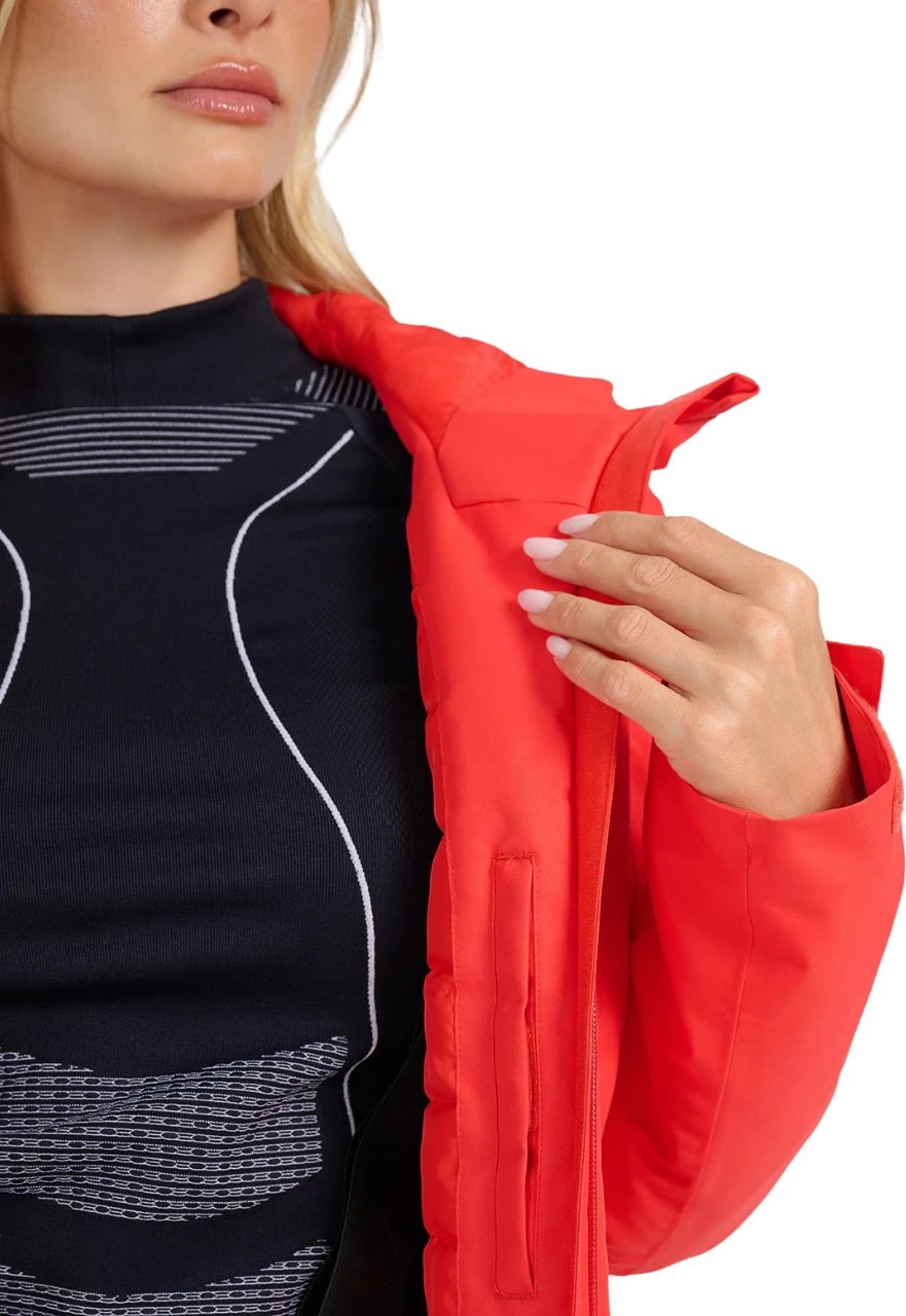 Jakne skijimi për femra 4F, e kuqe