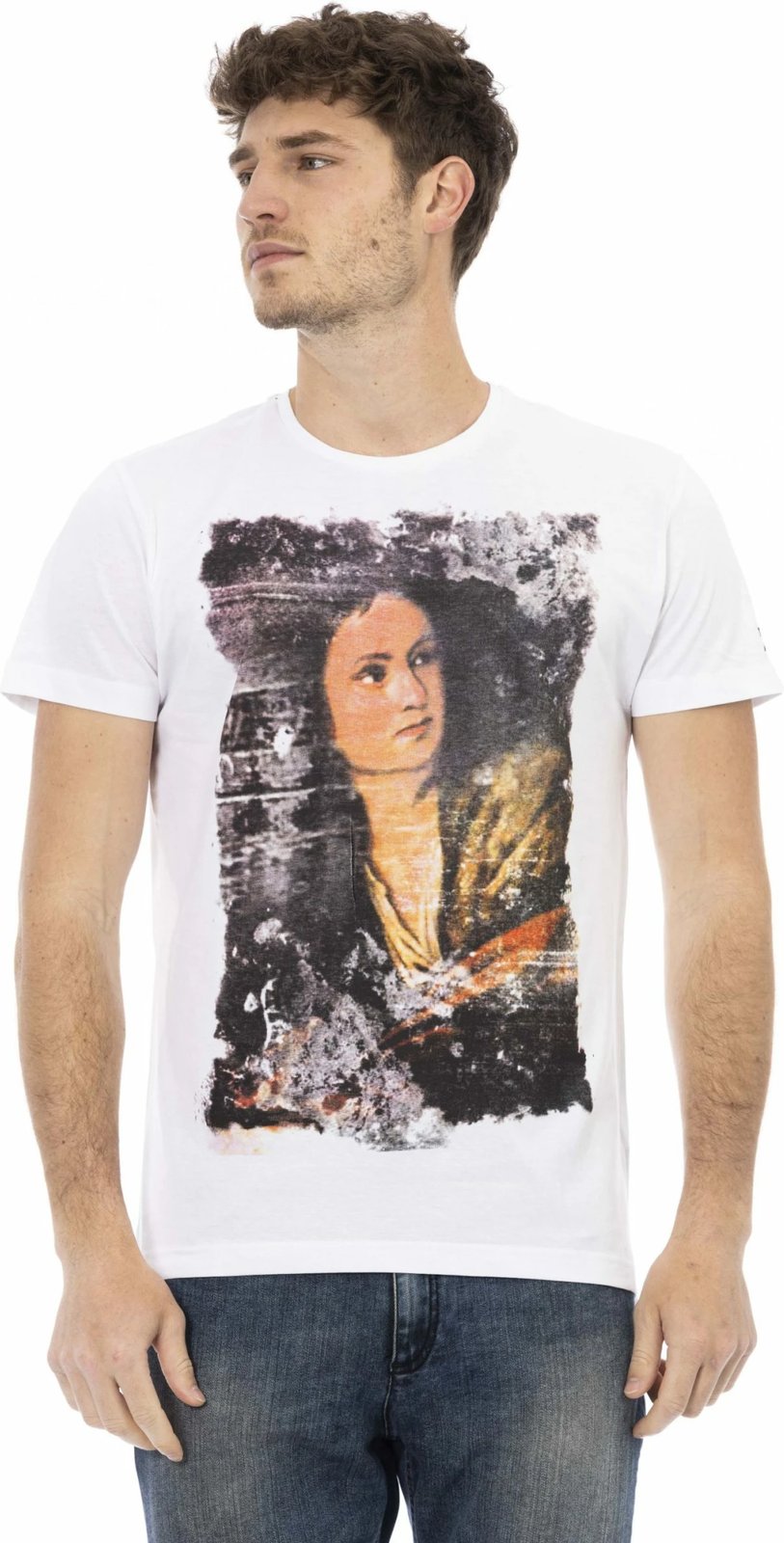 Maicë për meshkuj Trussardi Action, e bardhë