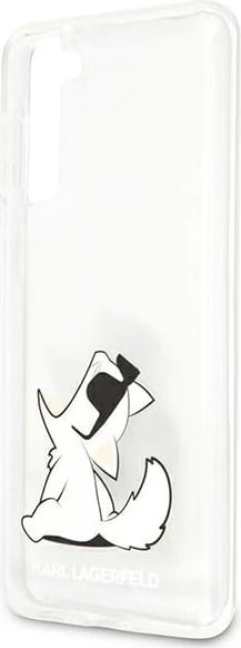 Mbështjellës Karl Lagerfeld Choupette Fun për Samsung Galaxy S21+, Transparent