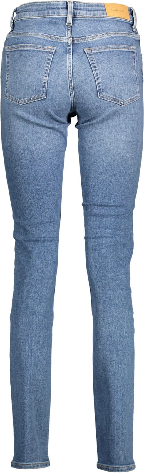Pantallona xhins GANT Denim femra, të kaltërta