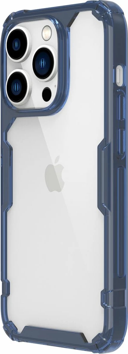 Mbështjellës Nillkin Nature Pro për iPhone 14 Pro Max, i blinduar, Blu/Transparent