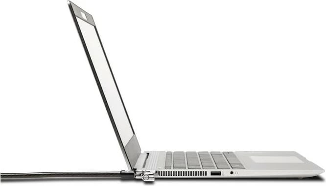 Kensington kabllo sigurie për laptop, Kombinim, 1.8m, NanoSaver, zi, metalik