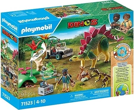 Set lodrash Playmobil Dinos 71523 Research Camp me dinozaurë, 93 pjesë