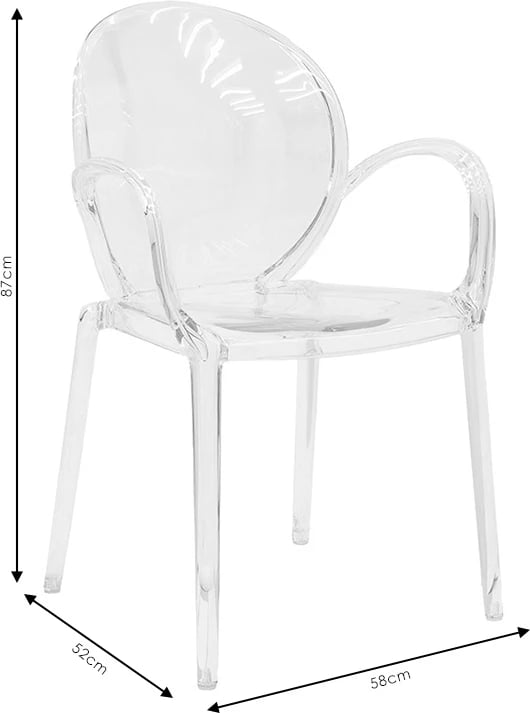 Karrige Flair PC ngjyrë transparente