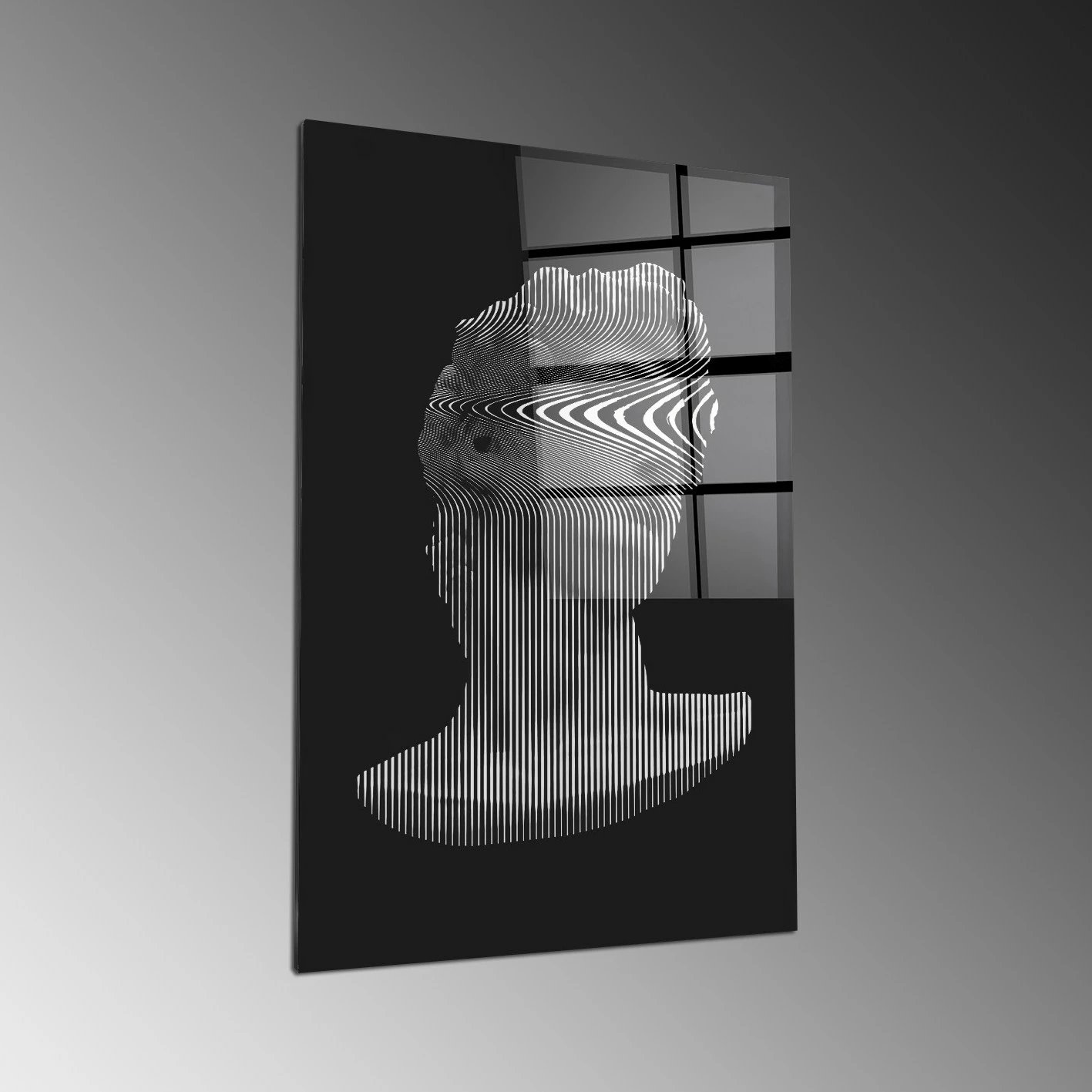 Pikturë dekorative prej xhami të temperuar, Wallity, CAM3758 - 70100