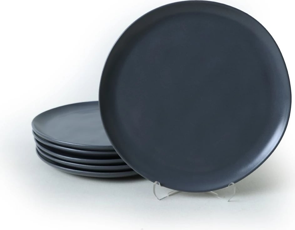 Set pjatash për ëmbëlsira, 6 copë, ngjyrë gri, Hermia Concept, X00018767