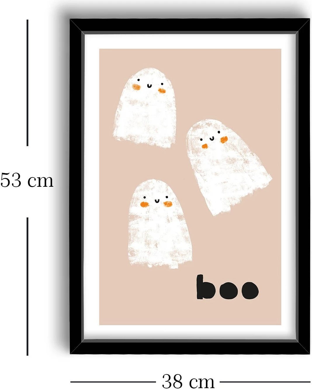 Pikturë dekorative me kornizë MDF, Wallity, 3853SCT-010, 38x53cm