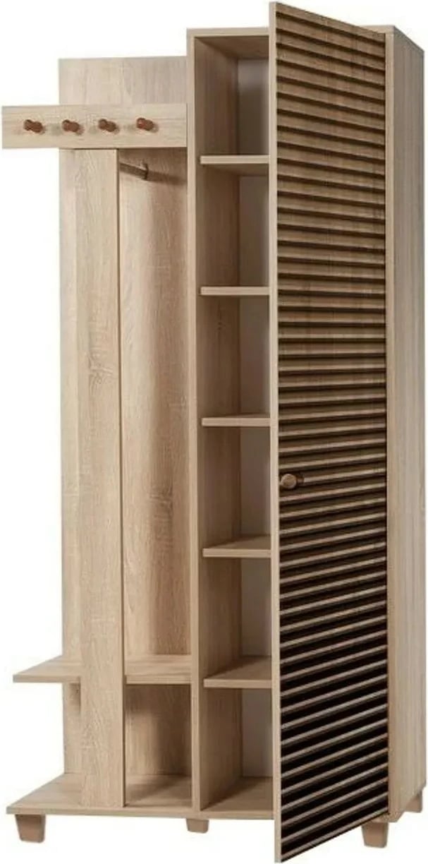 Stendë për korridor Garmanto, ngjyrë lisi Sonoma, 90-220