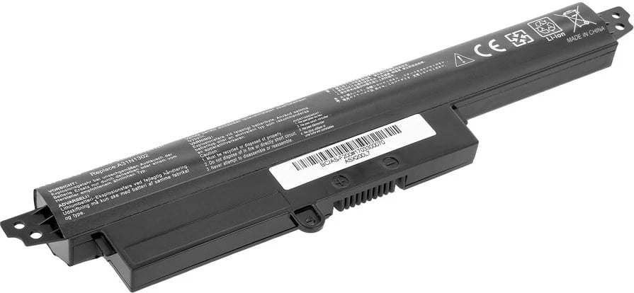 Bateri laptopi Mitsu BC/AS-F200 për Asus Vivobook S200/X200, 2200 mAh, 11.25V, e zezë