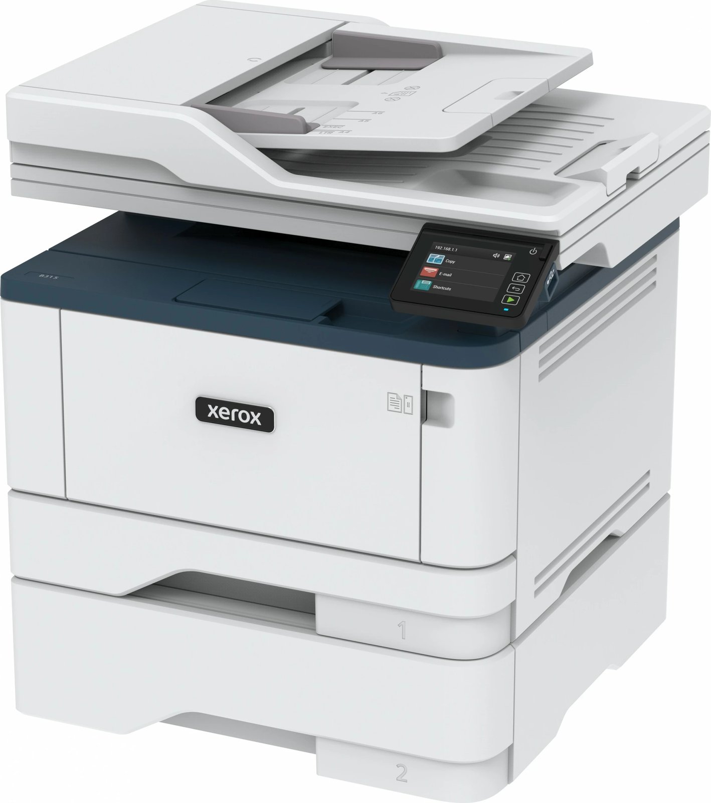 Printer multifunksional Xerox B315, laser, mono, wireless, duplex, 2 kaseta, 350 fletë, A4, blu/bardhë Printer multifunksional Xerox B315, laser, mono, wireless, duplex, 2 kaseta, 350 fletë, A4, blu/bardhë