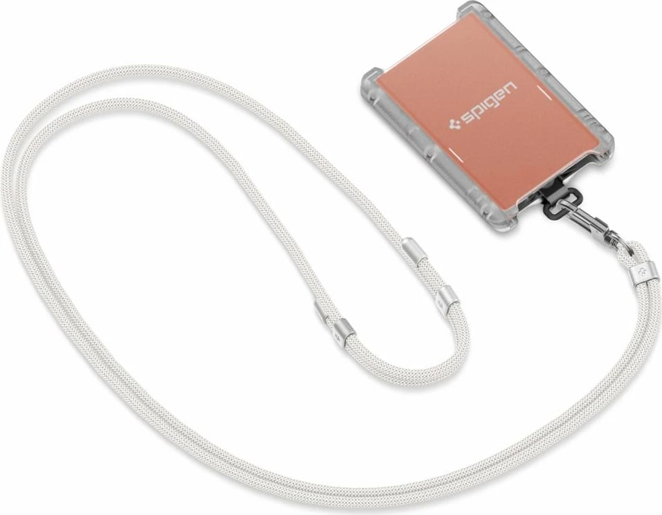 Set litarë universal Spigen me varëse dhe ConTag, i bardhë