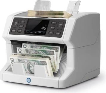 Numërues banknotash SafeScan 2850, 1500 copë/min, verifikim UV/MG/Size, i bardhë