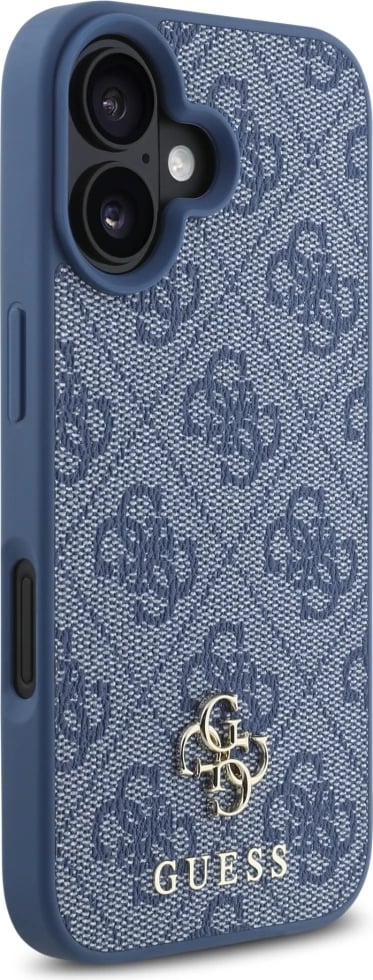 Mbështjellës Guess HC PU 4G Small 4G and Classic për iPhone 16, MagSafe, Blu
