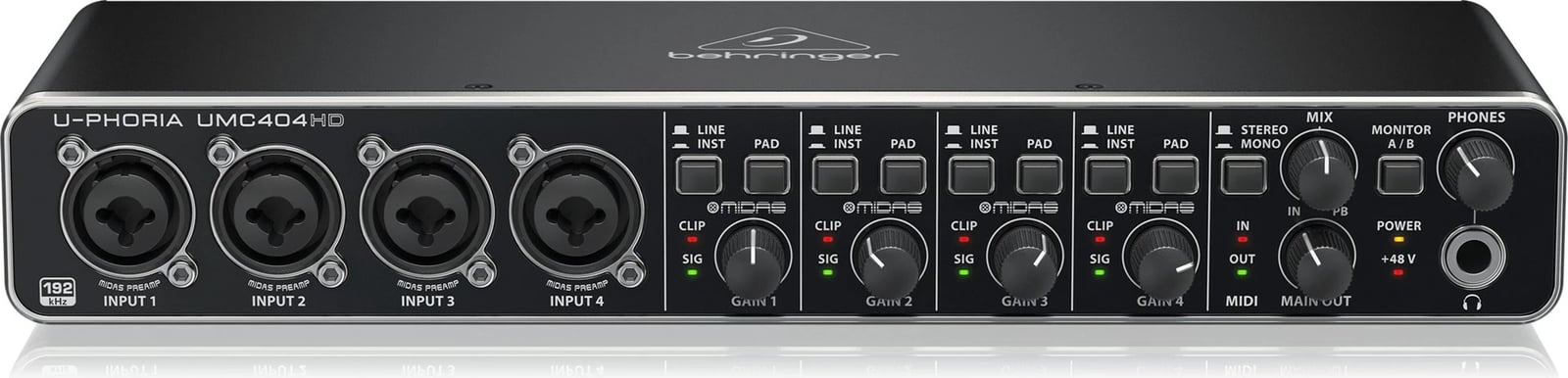 Interfejs audio Behringer UMC404HD, i zi