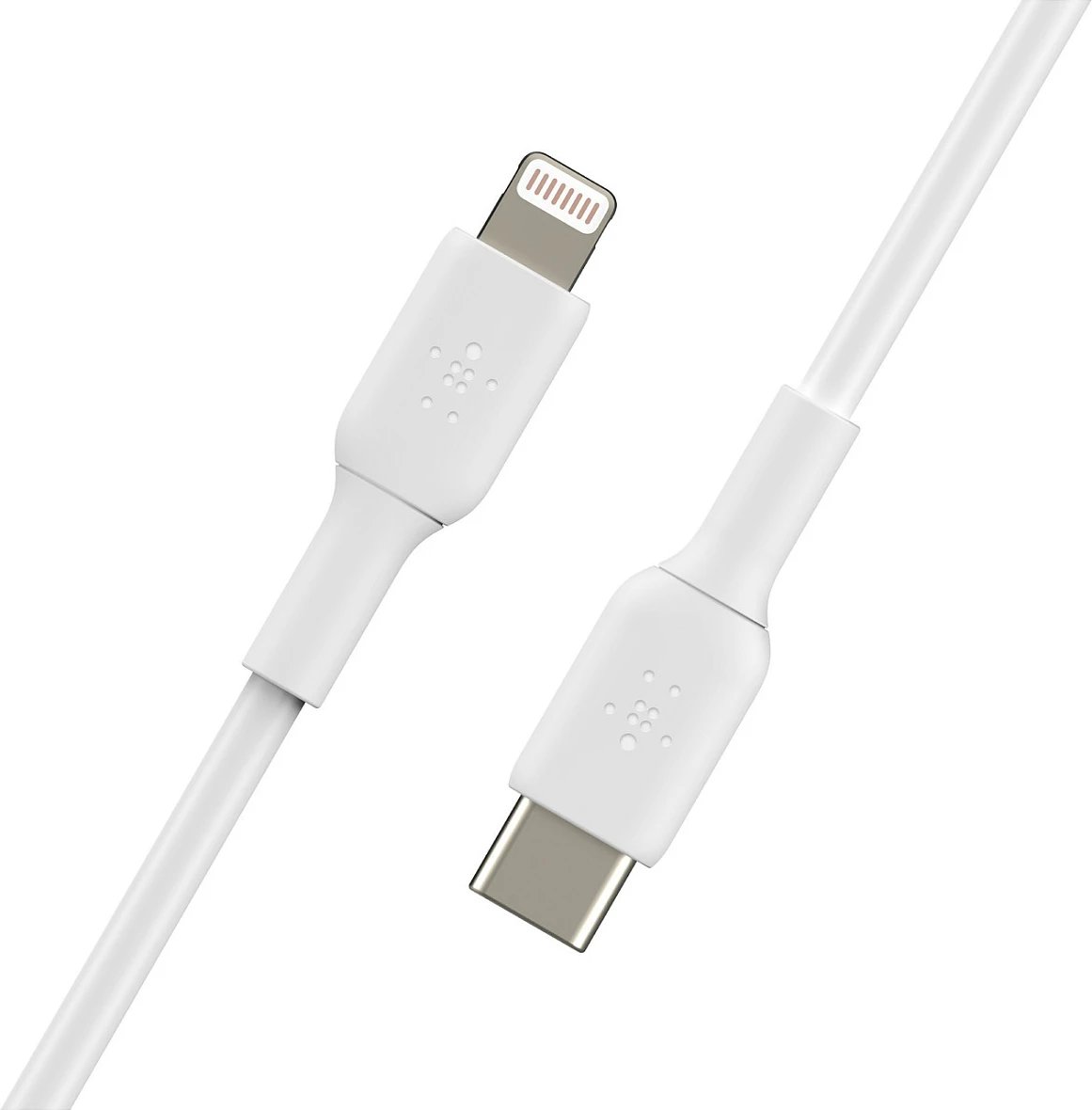 Kabllo Belkin CAA003bt2MWH, 2m, USB-C në Lightning, e bardhë