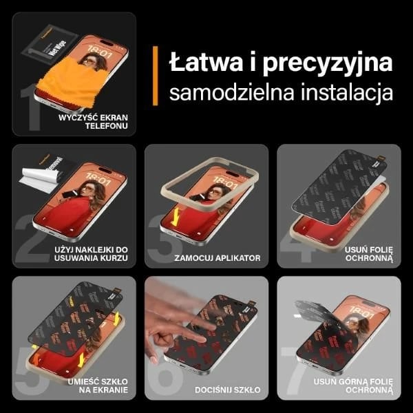 Xham mbrojtës PanzerGlass Ultra-Wide Fit për iPhone 15 Pro, i tejdukshëm