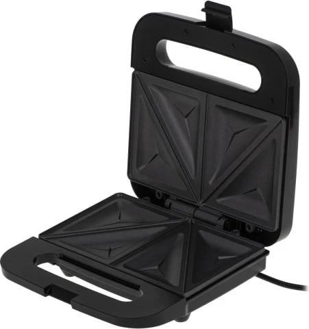 Toster për sanduiçe Adler AD 3076, pllaka trekëndëshe jo-ngjitëse, 750W (max 1000W), 2 drita treguese, argjendtë/zi Toster për sanduiçe Adler AD 3076, pllaka trekëndëshe jo-ngjitëse, 750W (max 1000W), 2 drita treguese, argjendtë/zi