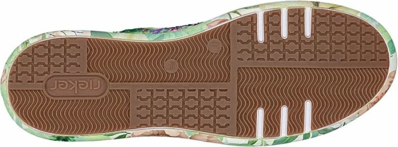 Këpucë platforme për femra Rieker, të gjelbra