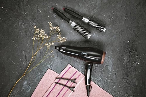 Tharëse flokësh, Adler MS 2249, 2000W, 2 shpejtësi, 3 temperatura, cool shot, me koncentrator, e zezë