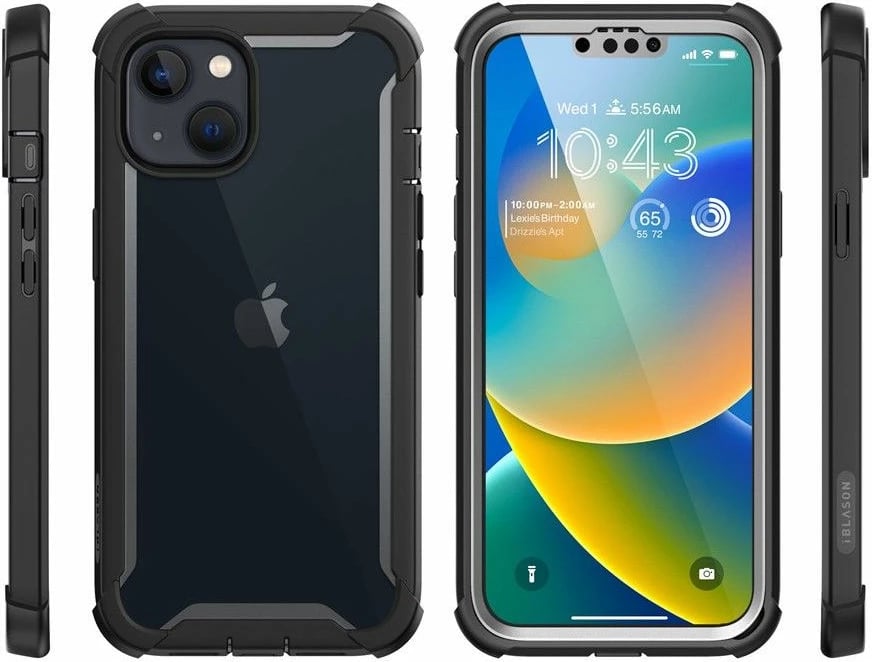 Mbështjellës Supcase IBLSN Ares për iPhone 13/14, i zi