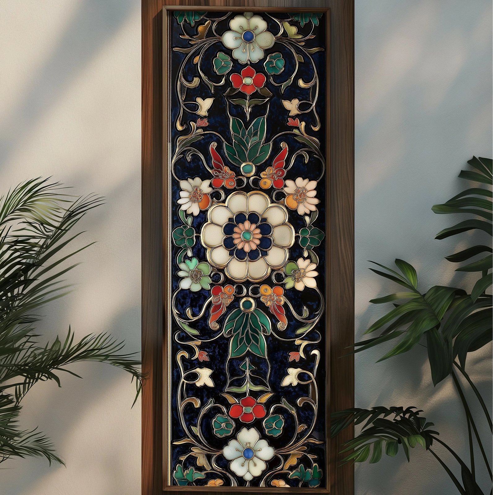 Pikturë dekorative me kornizë, MDF, shumëngjyrëshe, Wallity, EMR085, 40x120x3.5 cm