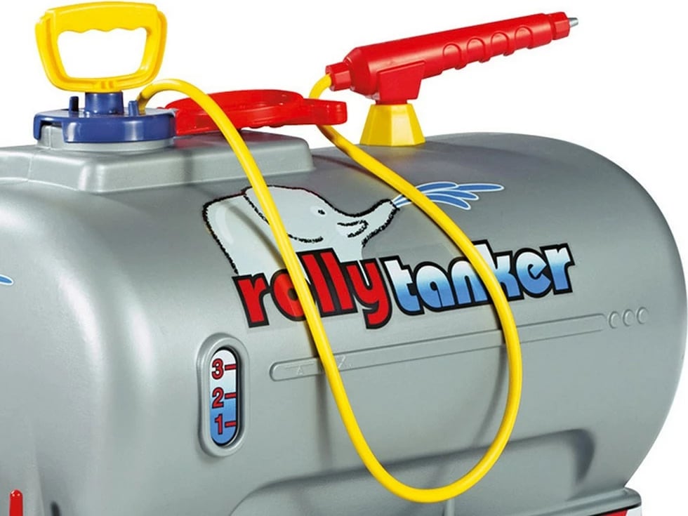 Rimorkio cisternë lodër, Rolly Toys, RollyTanker, me pompë dhe spërkatës, gri