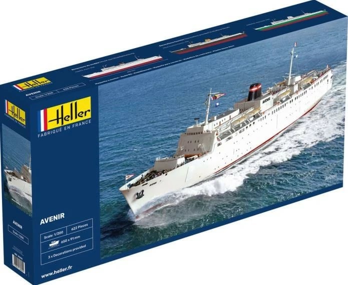 Model plastik anije Heller Avenir 1/200, 622 pjesë