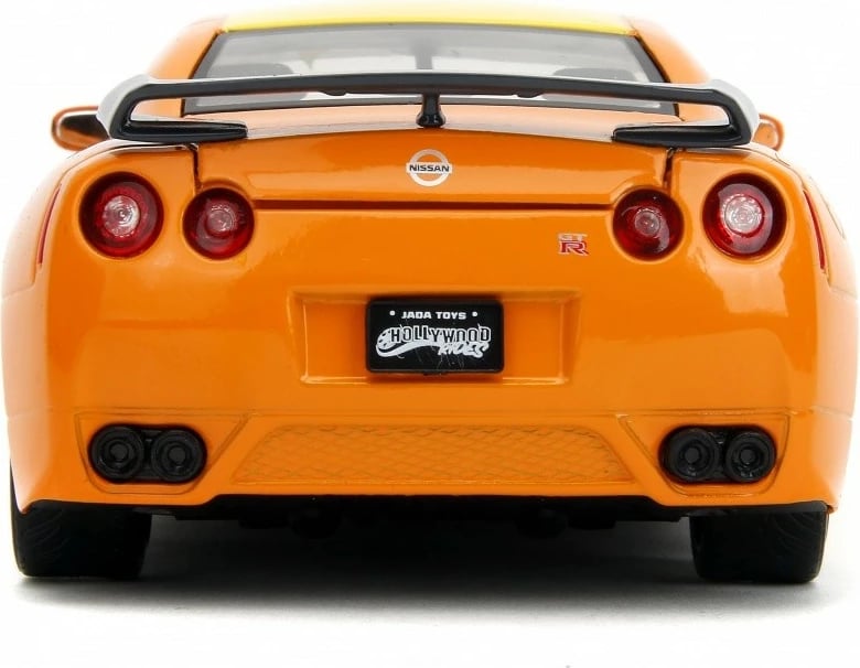 Makine lodër Jada Toys Naruto Shippuden Nissan GT-R 1:24 me figurë Naruto, portokalli/zezë Makine lodër Jada Toys Naruto Shippuden Nissan GT-R 1:24 me figurë Naruto, portokalli/zezë