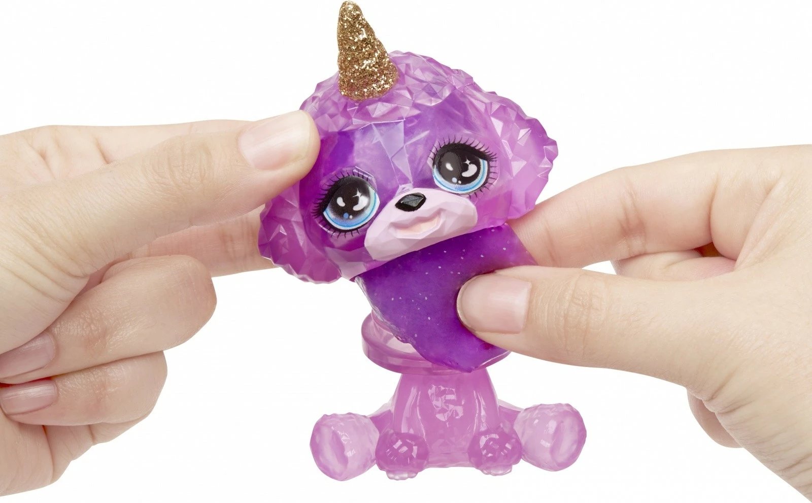 Kukull Rainbow High MGA Violet Willow, set me slime dhe kafshë magjike, vjollcë