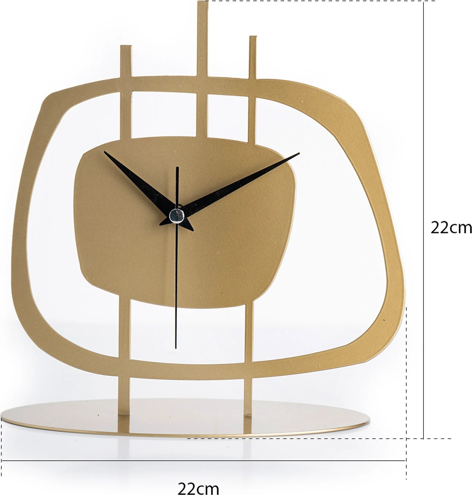 Orë dekorative tavoline Aberto Design, ngjyrë ari, Pietra