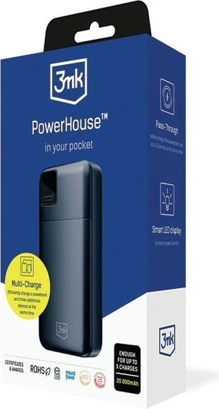 Powerbank 3MK PowerHouse 20000mAh, i zi