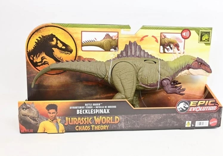 Figurë lodër Jurassic World BATTLE ROARIN' BECKLESPINAX, plastikë, shumëngjyrëshe